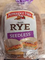 Pepperidge farm jewish rye seedless bread