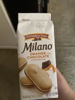 Milano Orange Flavored Chocolate Cookies