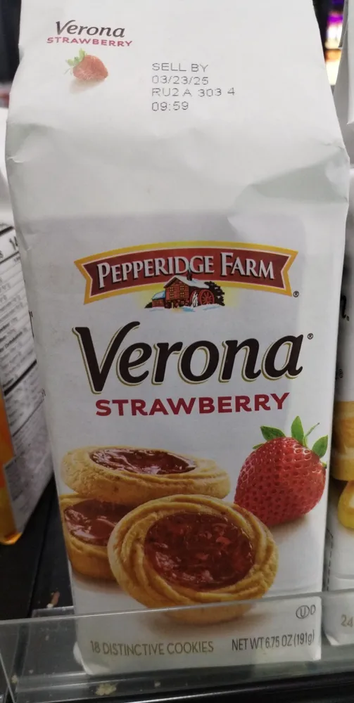 Pepperidge farm cookies