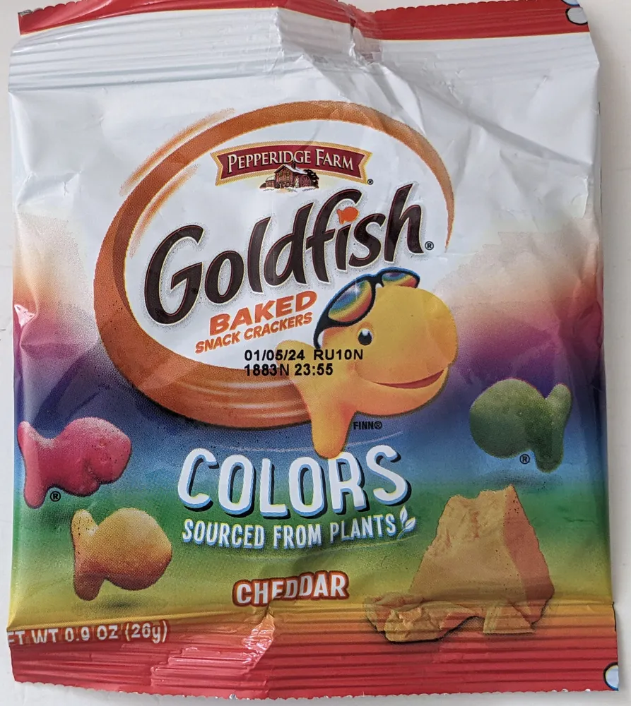 Goldfish Colors Cheddar