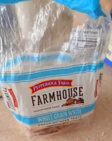 Whole grain white bread, whole grain white