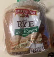 Whole grain seeded jewish rye bread