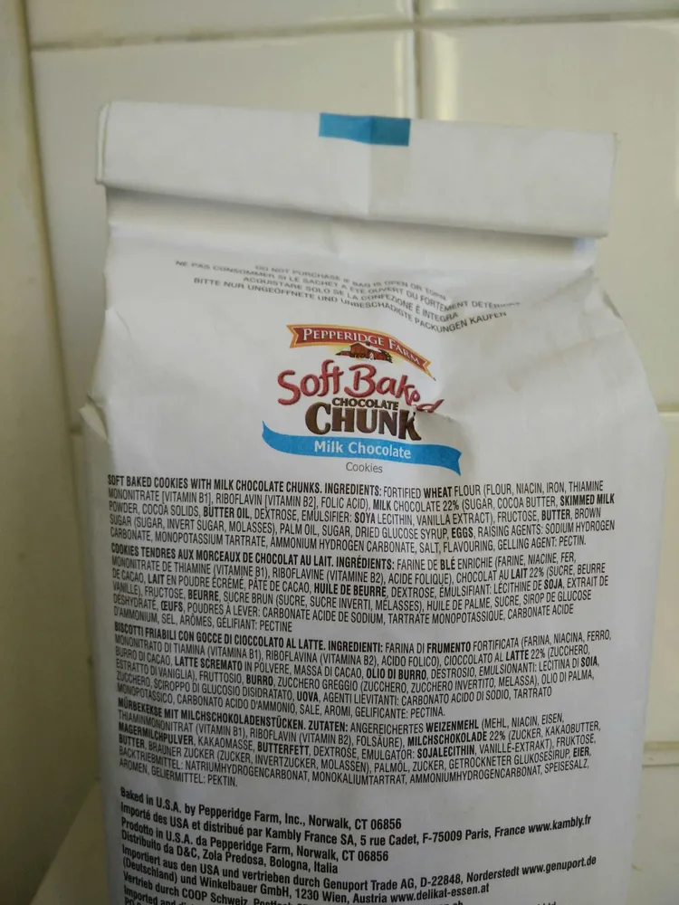 Cookies soft baked
