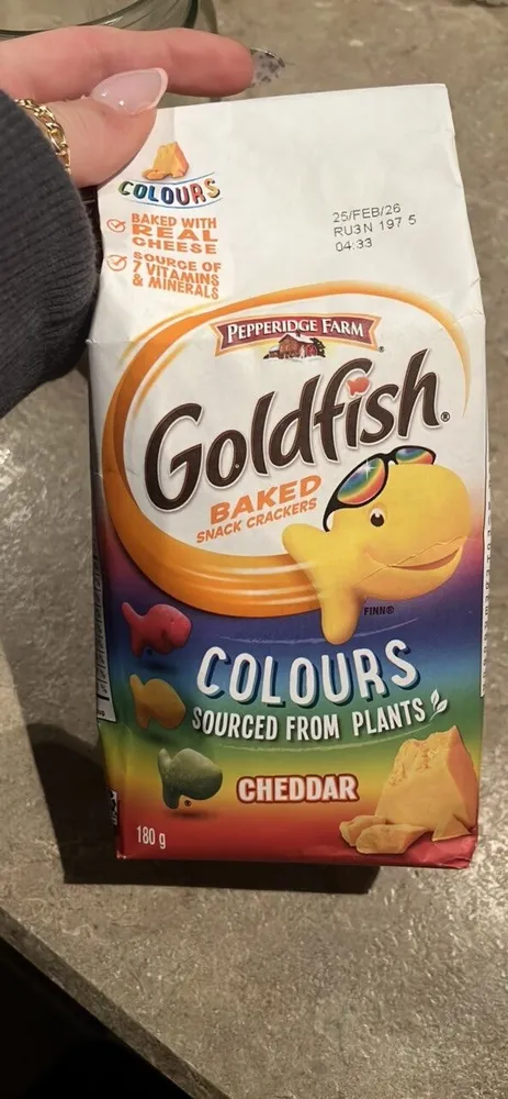 Goldfish Colours Crackers