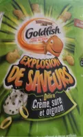 Goldfish explosion de saveur délire Crème sure et oignon