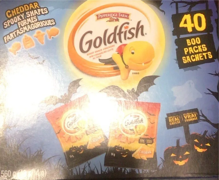 Goldfish cheddar spook shapes