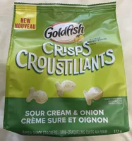 CRISPS SOUR CREAM & ONION BAKED SNACK CRACKERS