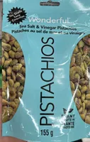 Pistaches au sel de mer et au vinaigre
