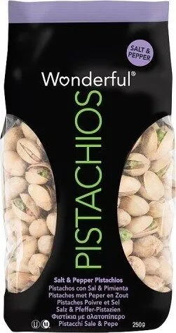 Pistachi sale e pepe