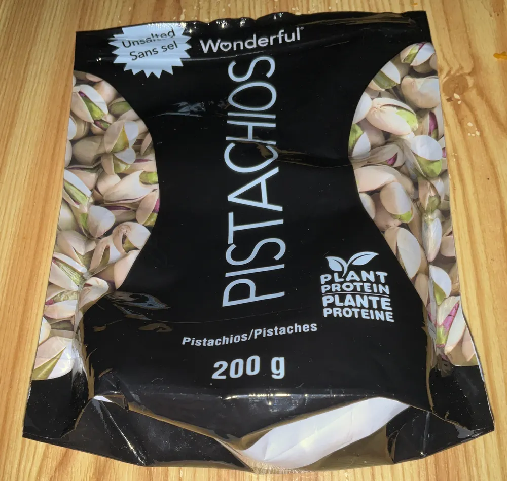 Roasted, in shell, Unsalted