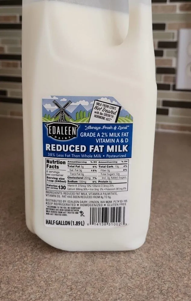2 Percent Milk