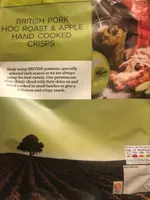 British Pork Hog Roast and Apple Hand Cooked Crisps