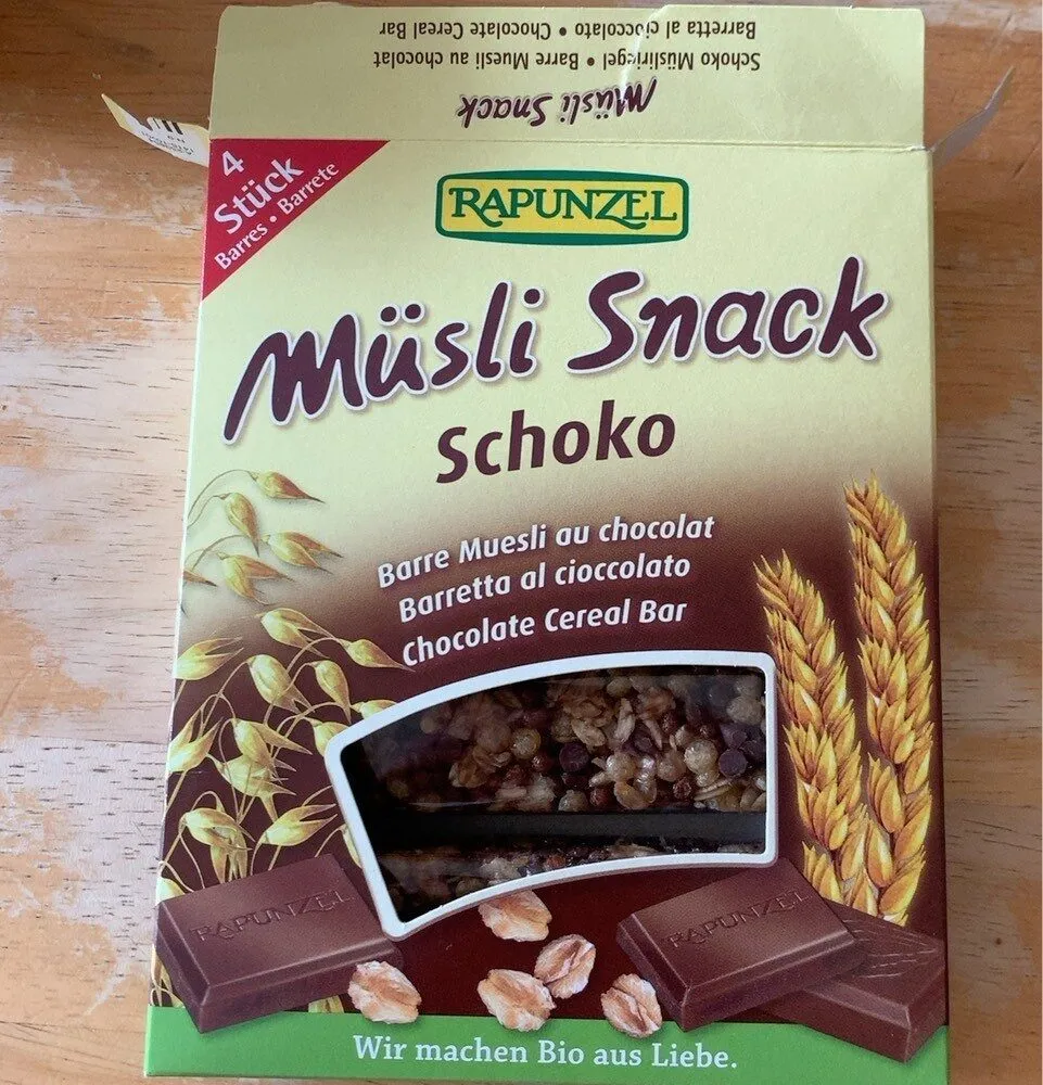 Müsli snack shoko