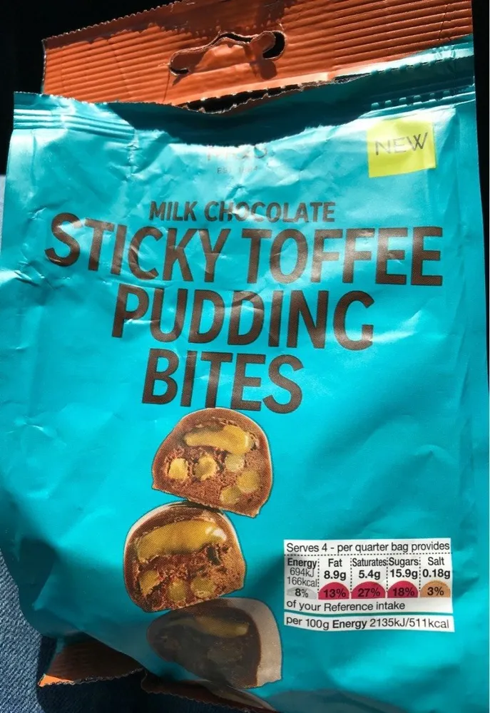 Sticky toffee pudding bites