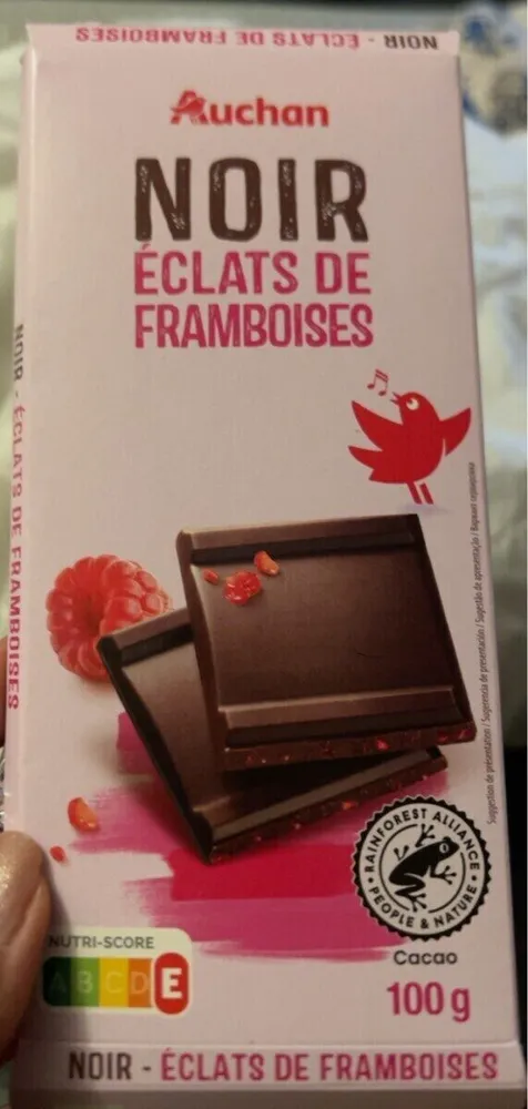 Noir éclats de framboises