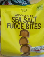 Sea salt fudge bites