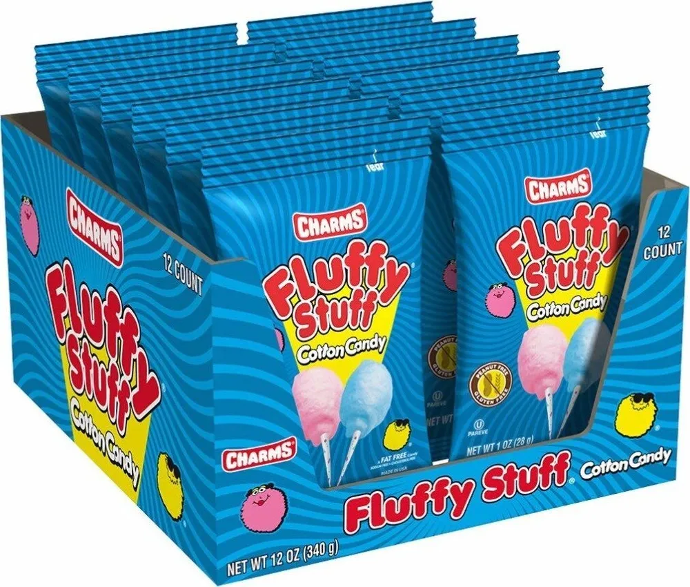 Fluffy stuff cotton candy