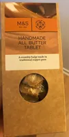 Handmade all butter tablet