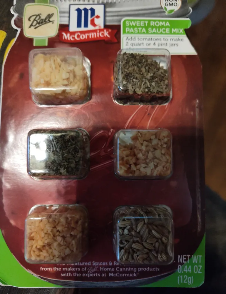 McCormick sweet roma paste sauce mix