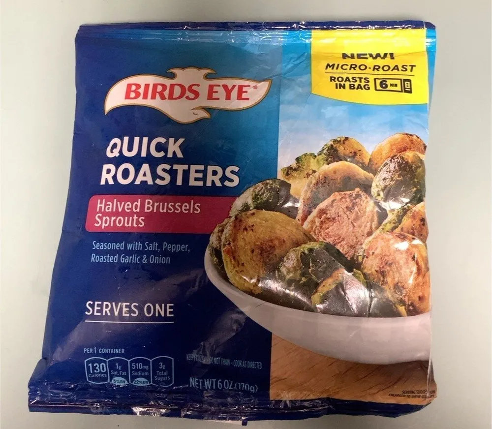 Halved brussels sprouts