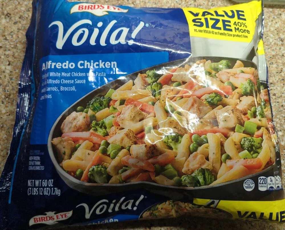 Voila! grilled seasoned white chicken with pasta