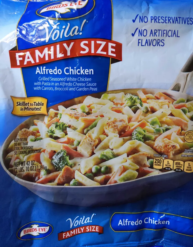 Voila! Frozen Alfredo Chicken