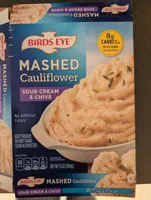 Mashed Cauliflower Sour Cream & Chive
