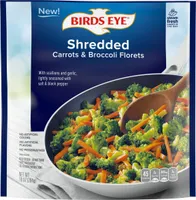 SHREDDED VEGGIES Carrots & Broccoli Florets