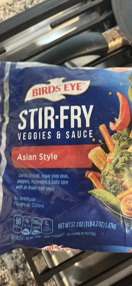 STIR FRY VEGGIES & SAUCE Asian Style