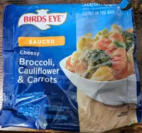 Cheesy Broccoli, Cauliflower & Carrots Sauced