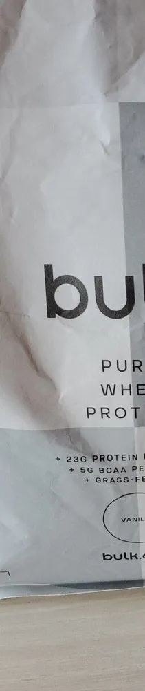 Protéine whey vanille complément alimentaire