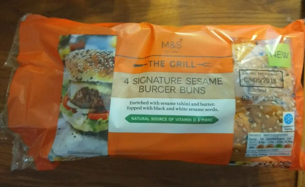 Signature sesame burger buns