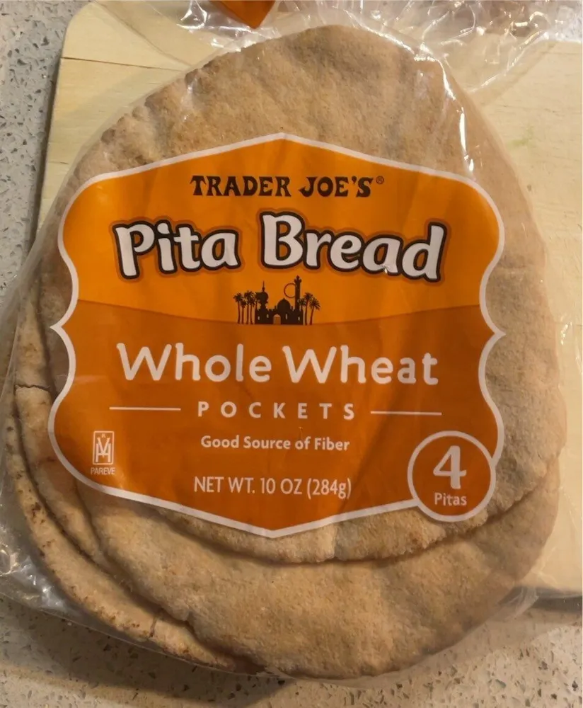 Pita Bread Whole Wheat Pockets