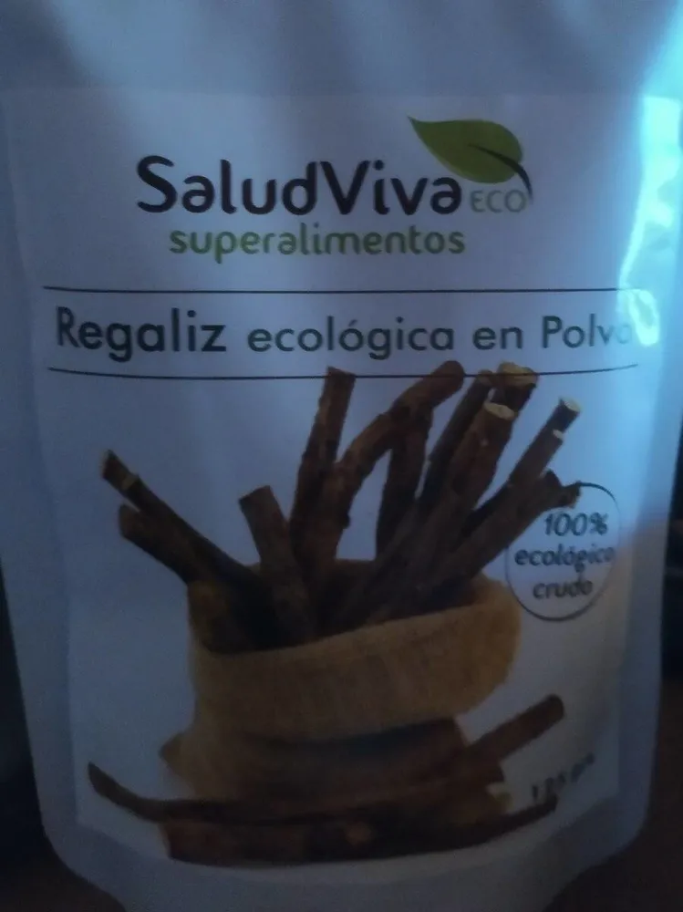 Regaliz ecológico en polvo