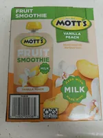 Vanilla Peach Fruit Smoothie