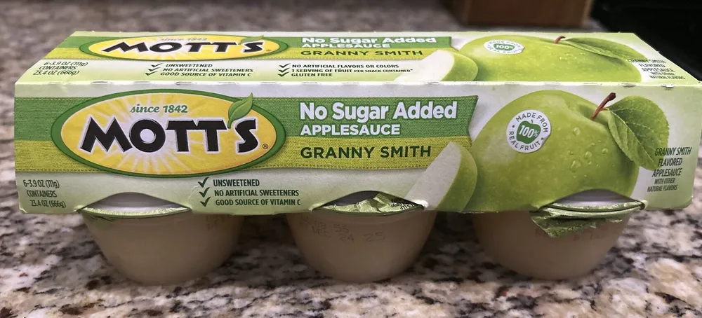 Mott's Granny Smith Unsweetened applesauce