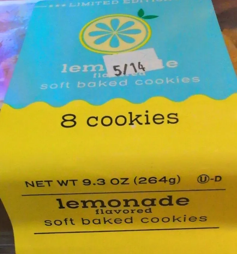 Lemonade Flavored Soft Baked Cookies