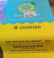 Lemonade Flavored Soft Baked Cookies