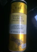 Sparkling rhubarb ginger beer