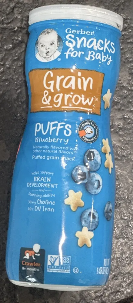 Gerber Puffs Blueberry imp