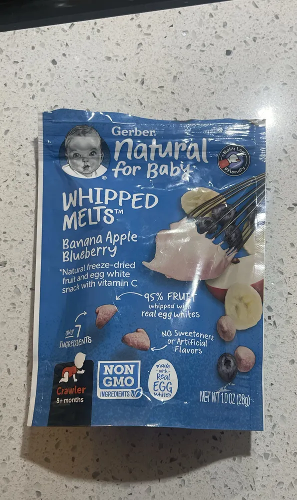 Whipped Melts Banana Apple Blueberry