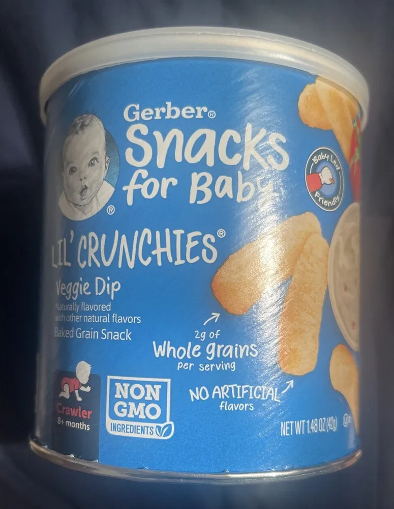 Gerber lil crunchies veggie dip imp