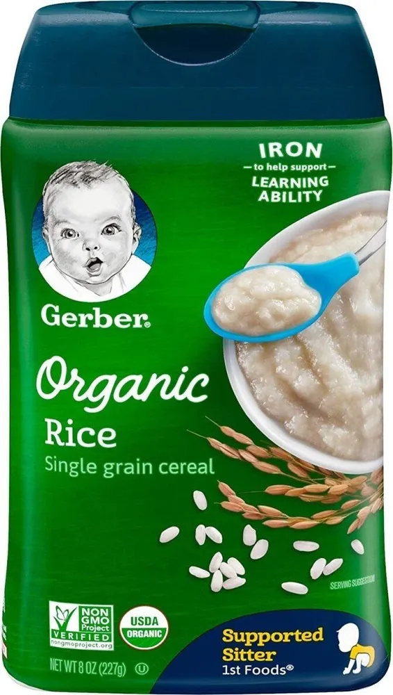 Organic Rice Cereal (Supported Sitter)