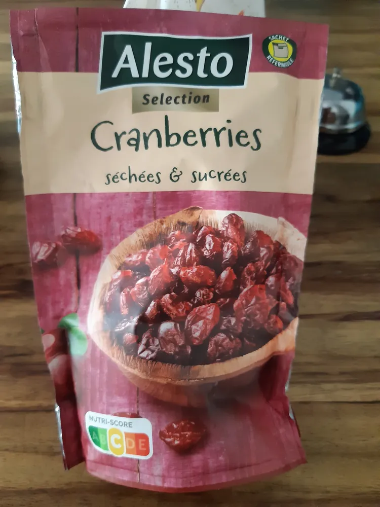 Cranberries séchées & sucrées
