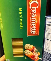 Creamette, manicotti, enriched macaroni product