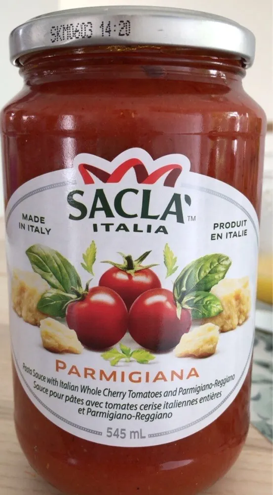 Pasta sauce parmigiana