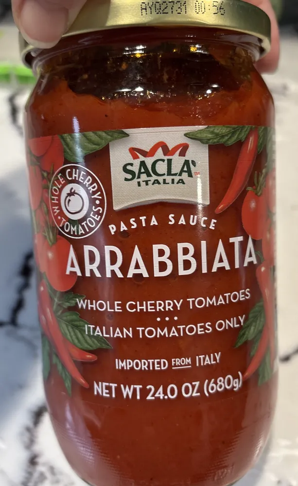 Arrabbiata Pasta Sauce Whole Cherry Tomatoes