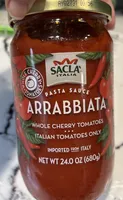 Arrabbiata Pasta Sauce Whole Cherry Tomatoes