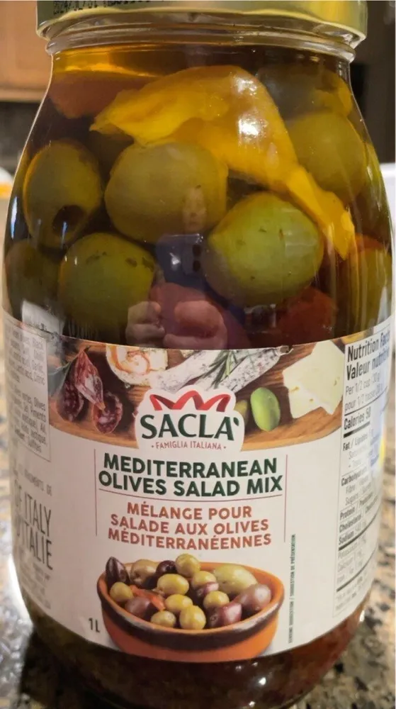 Mediterranean olives salad miv
