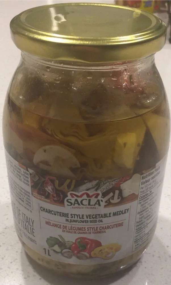 Charcuerie Style Vegteble Medley (in sun flower seed oil)